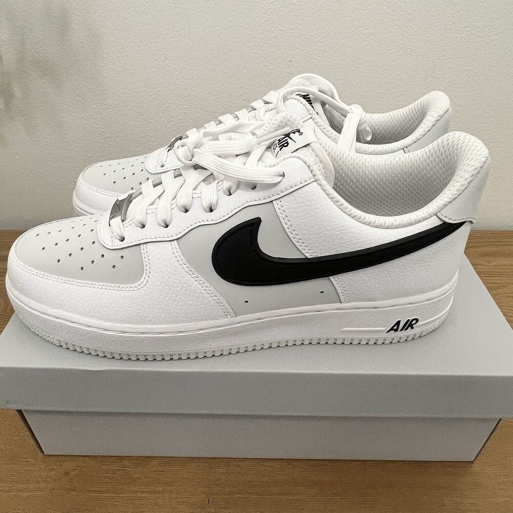 Nike Air Force 1 Low '07 LV8 White Photon Dust Black IR1475-100 Men's Size 13